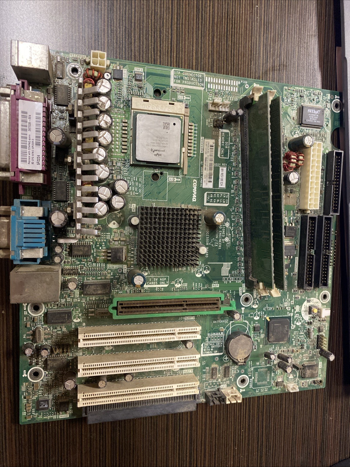 Compaq Pentium 4 sl5vh Socket 478 motherboard 267528-004 258125-001 257951-001