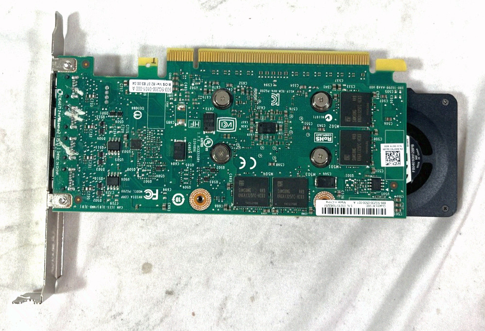 Dell Nvidia Quadro K1200 4GB GDDR5 Graphics Video Card GPU Low Profile