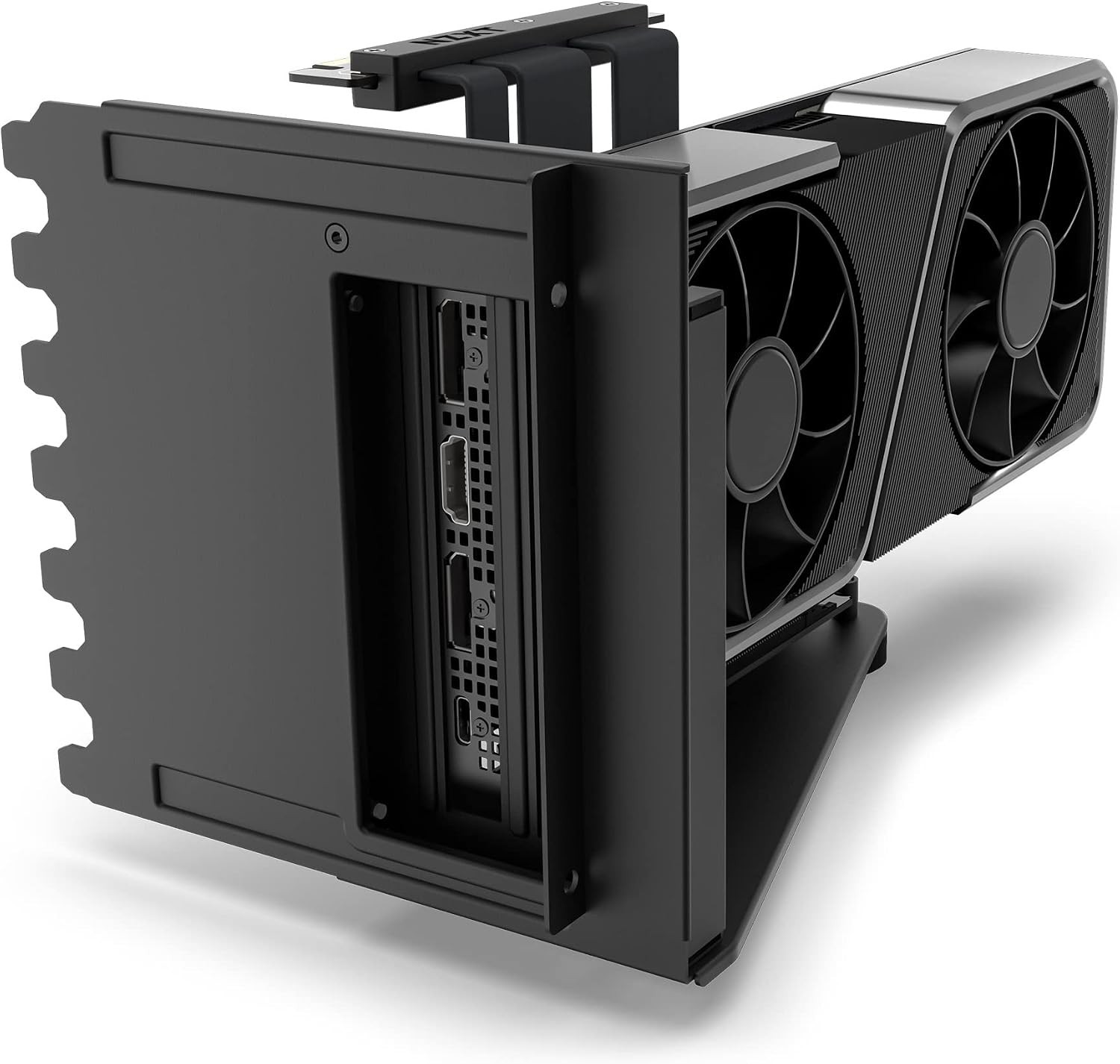 GPU Holder with 175mm PCIe 4.0 Riser – Ideal for AMD & NVIDIA Systems