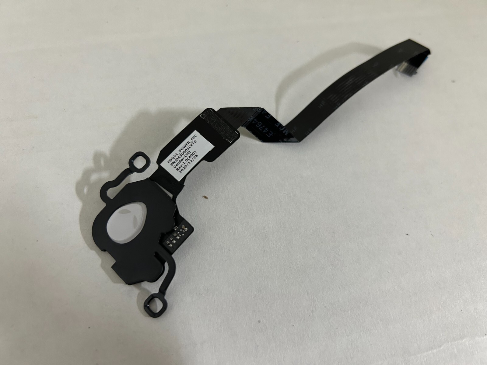 OEM Dell Alienware M15 M15 R3 R4 Game Laptop Power On Button P/N: 0H8PW 00H8PW
