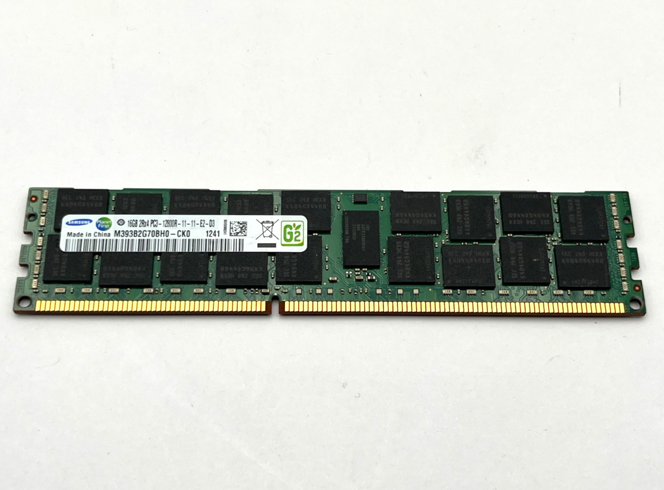 Lot of 55 – 16GB 2Rx4 DDR-3 12800R ECC.REG Samsung M393B2G70BH0-CK0