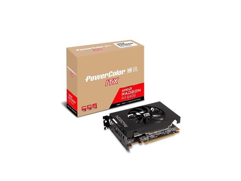 PowerColor AMD Radeon RX 6500 XT ITX 4GB GDDR6 Graphics Card
