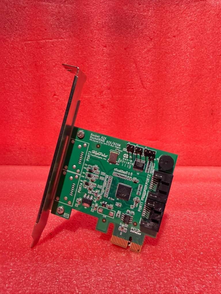 HighPoint RocketRocketRAID 62X RocketHybrid 122X Dual Port SATA Host Adapter