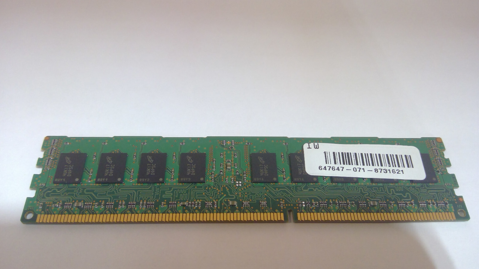 Genuine 4GB (1x4GB) SDRAM DIMM Single Rank Memory Module *LOT OF 4* 664688-001