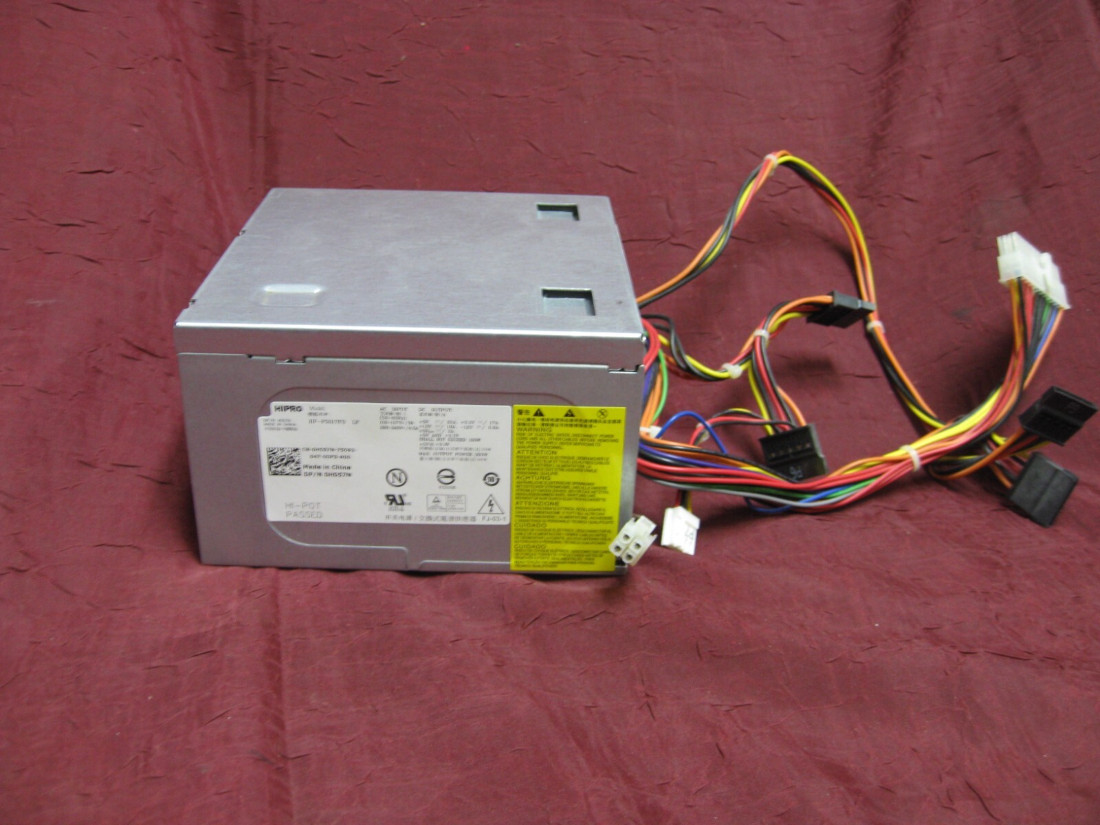HIPRO Dell HP-P3017F3 24 Pin 300W Power Supply Tested Working