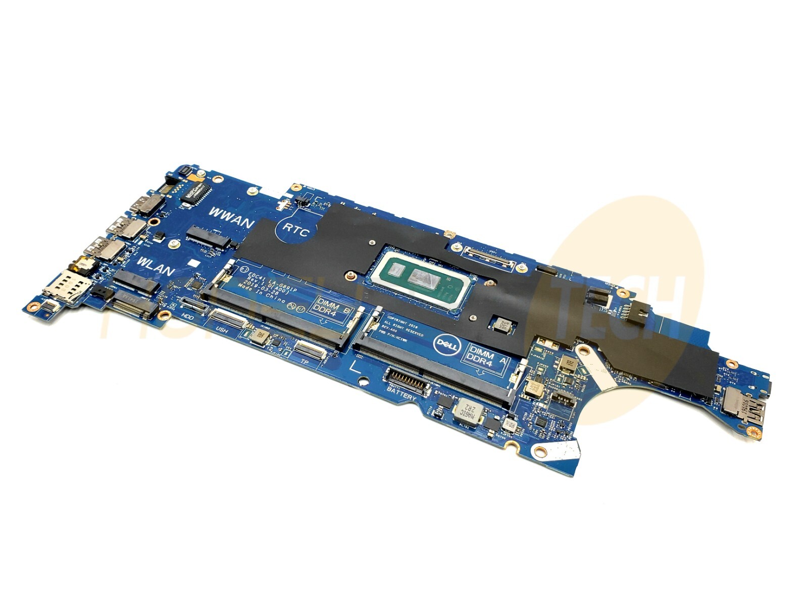 GENUINE DELL LATITUDE 5400 LAPTOP INTEL MOTHERBOARD i7-8665U 52T0R ADMIN LOCK