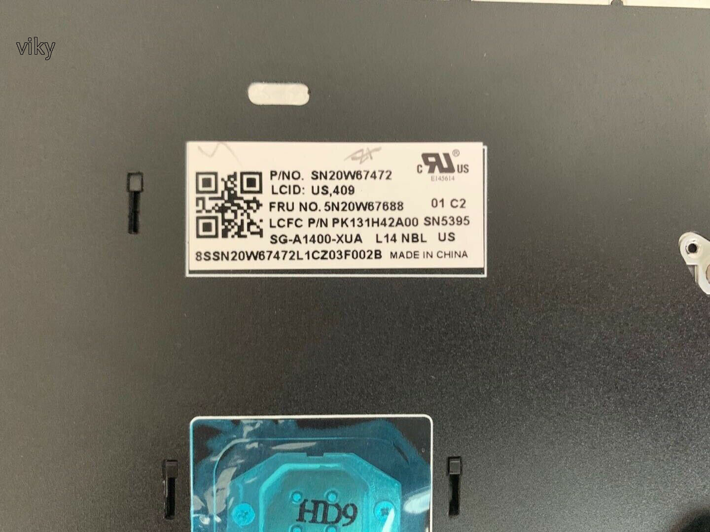 For Lenovo Thinkpad L14 New Genuine Laptop NO Backlit Keyboard SN20W67472