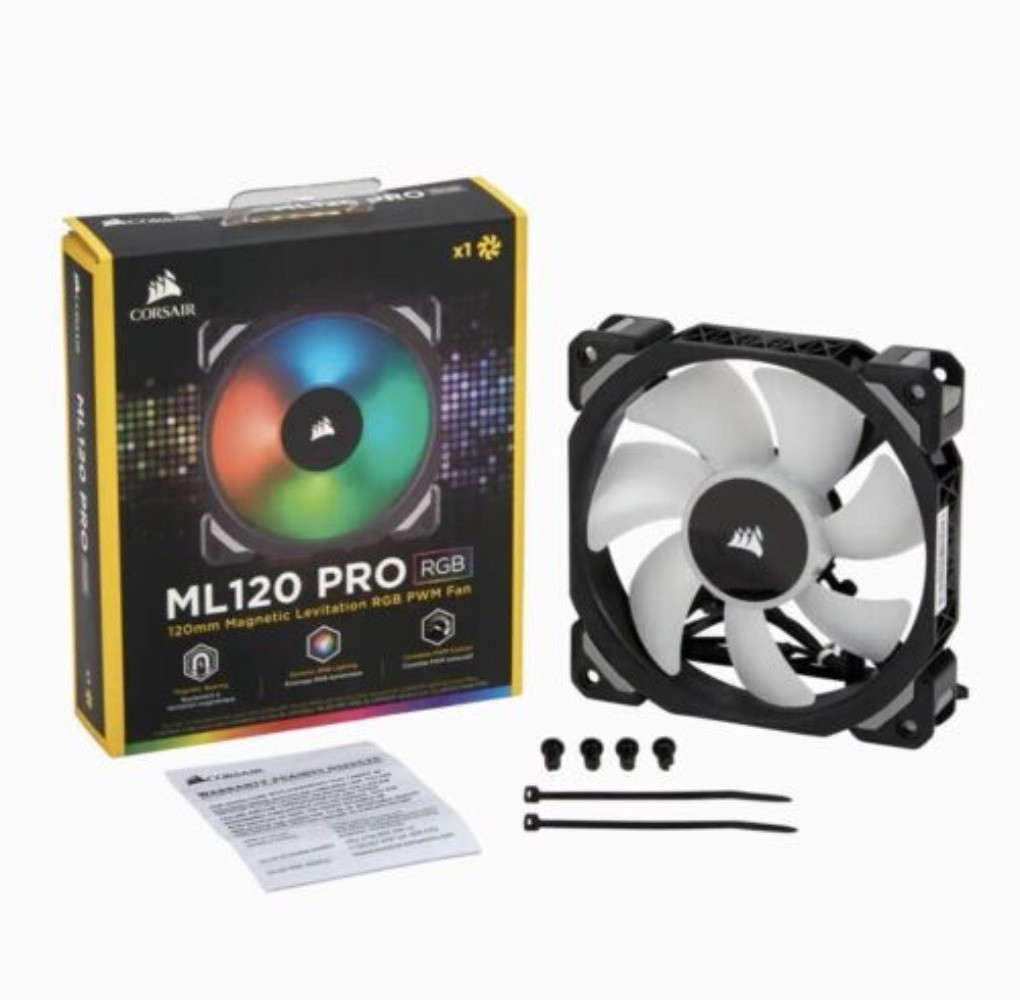 Corsair ML120 PRO 120mm RGB PWM Magnetic Levitation Fan No Packaging