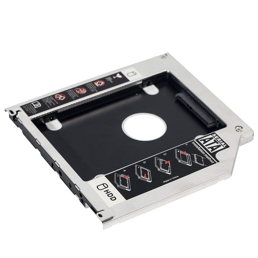 2nd HDD SSD Hard Drive Caddy for MacBook Pro A1278 A1286 A1297 9.5MM