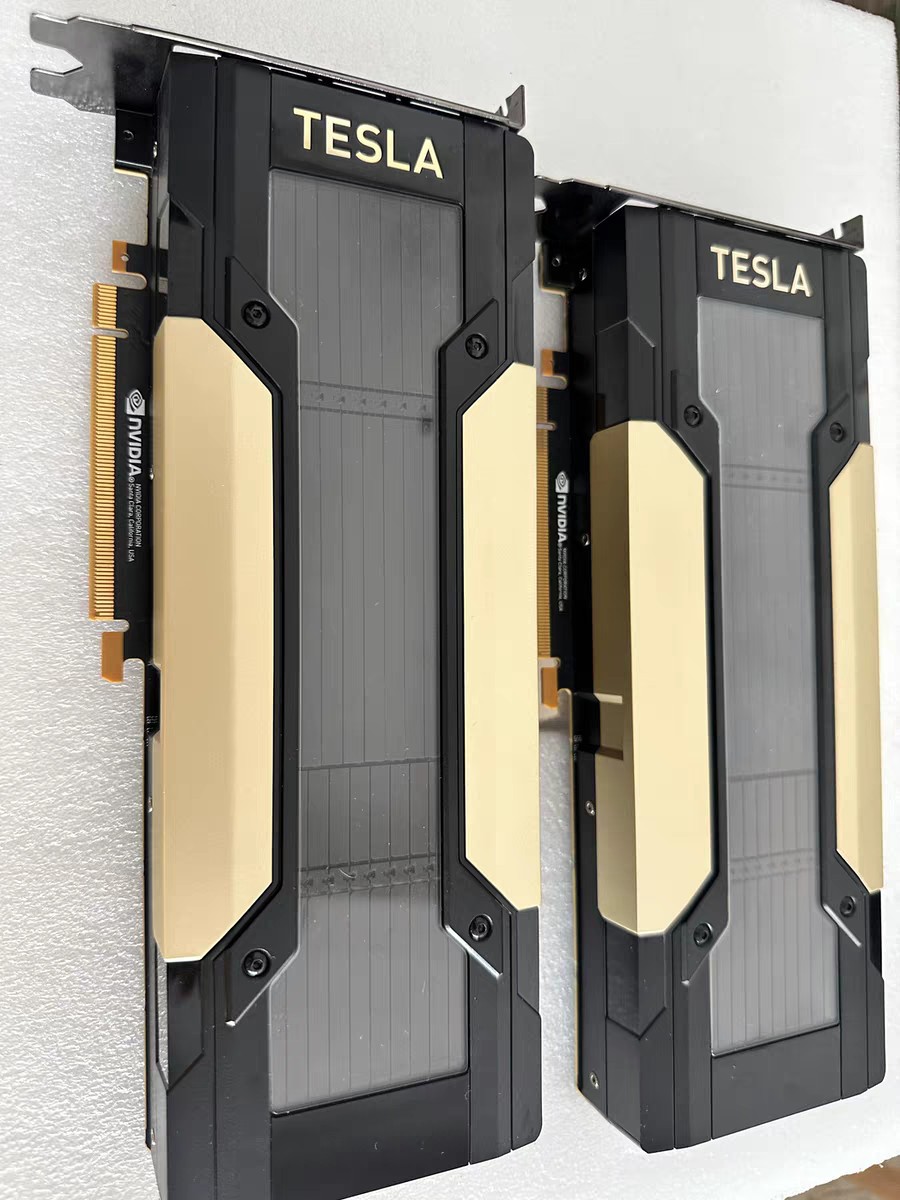2pcs Genuine Nvidia Tesla V100 16GB HBM2 PCIE 3.0 x16 699-2G500-0200-300 AI GPU