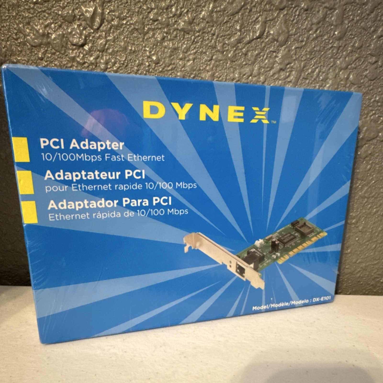 Dynex DX-E101 PCI 10/100 Fast Ethernet Network Card Adapter RJ-45 1-Port