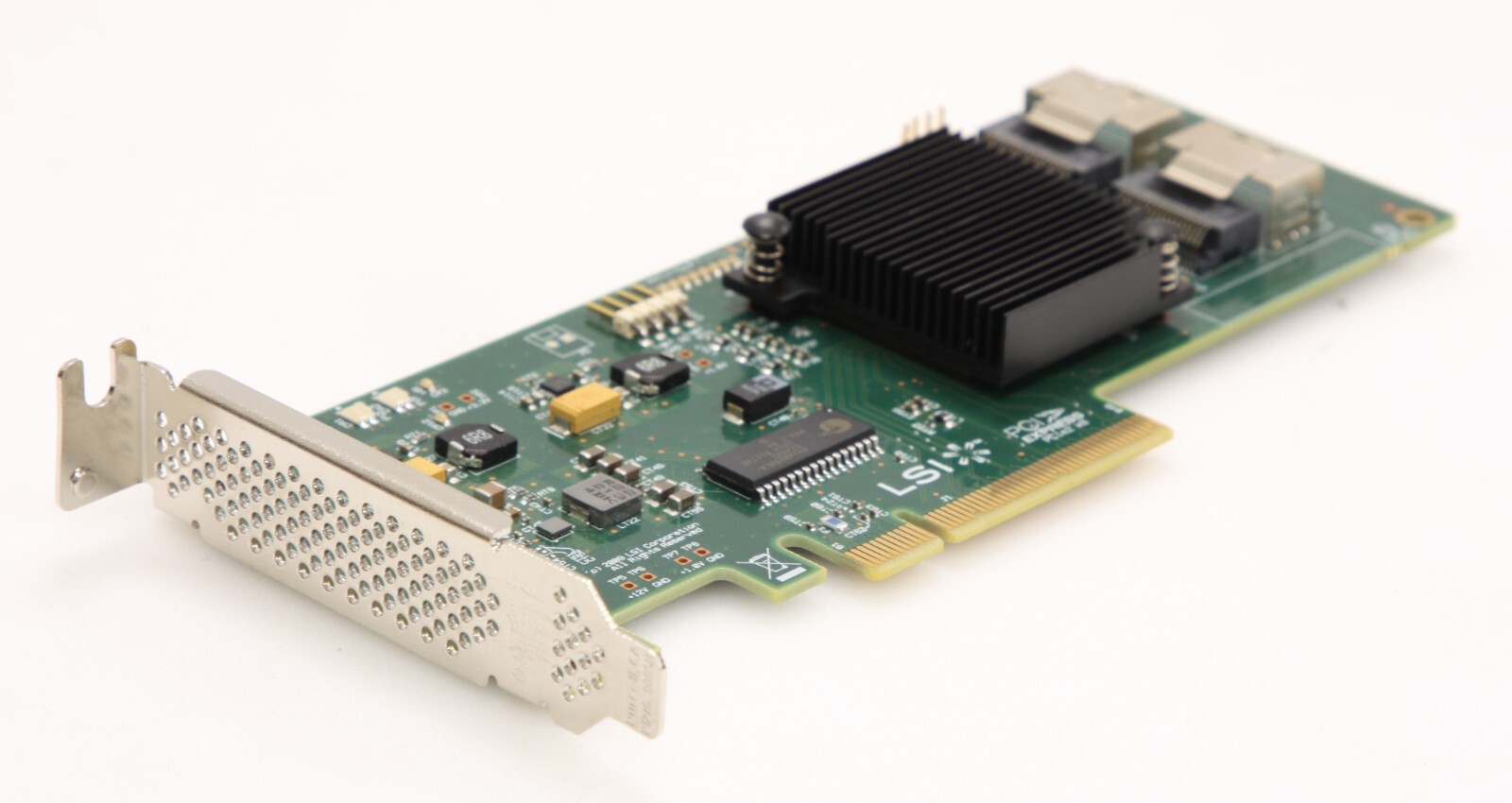 LSI SAS9211-8i 6Gbps SAS/SATA PCI-e RAID Controller Card Low Profile.