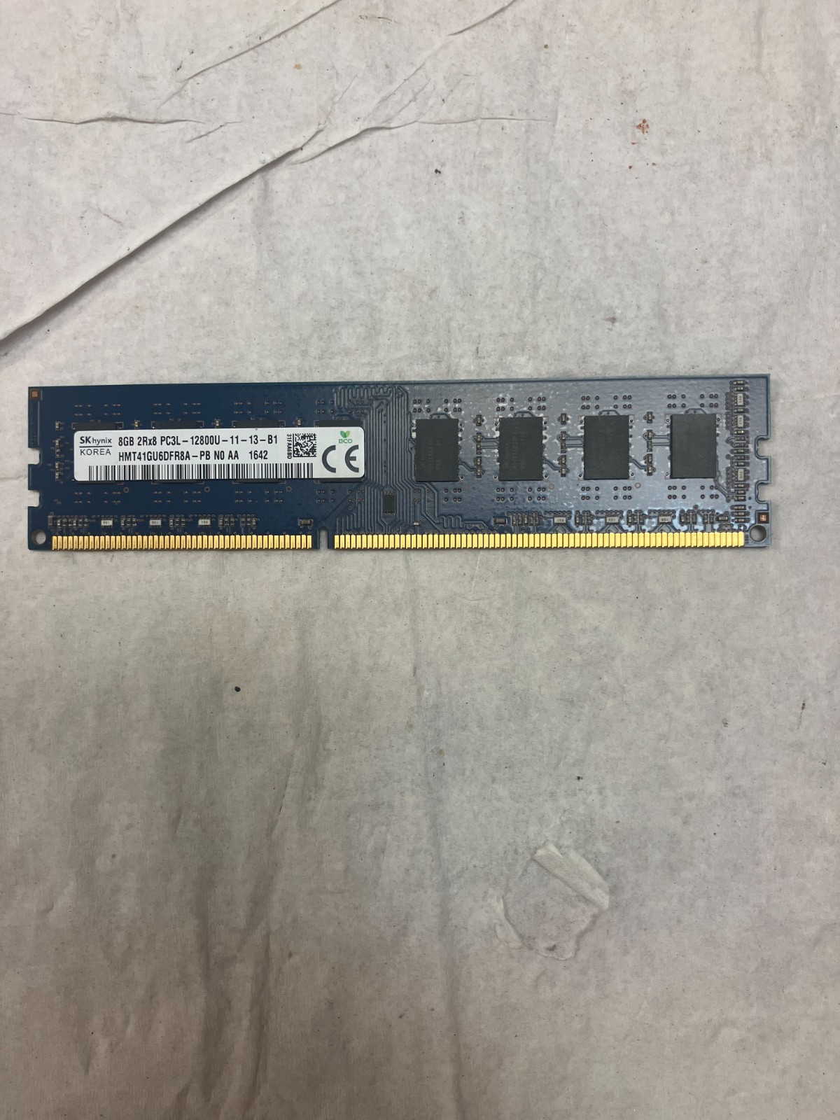 SK Hynix 8GB DDR3 1600MHz PC3-12800 2Rx8 DIMM Desktop RAM HMT41GU6DFR8A-PB