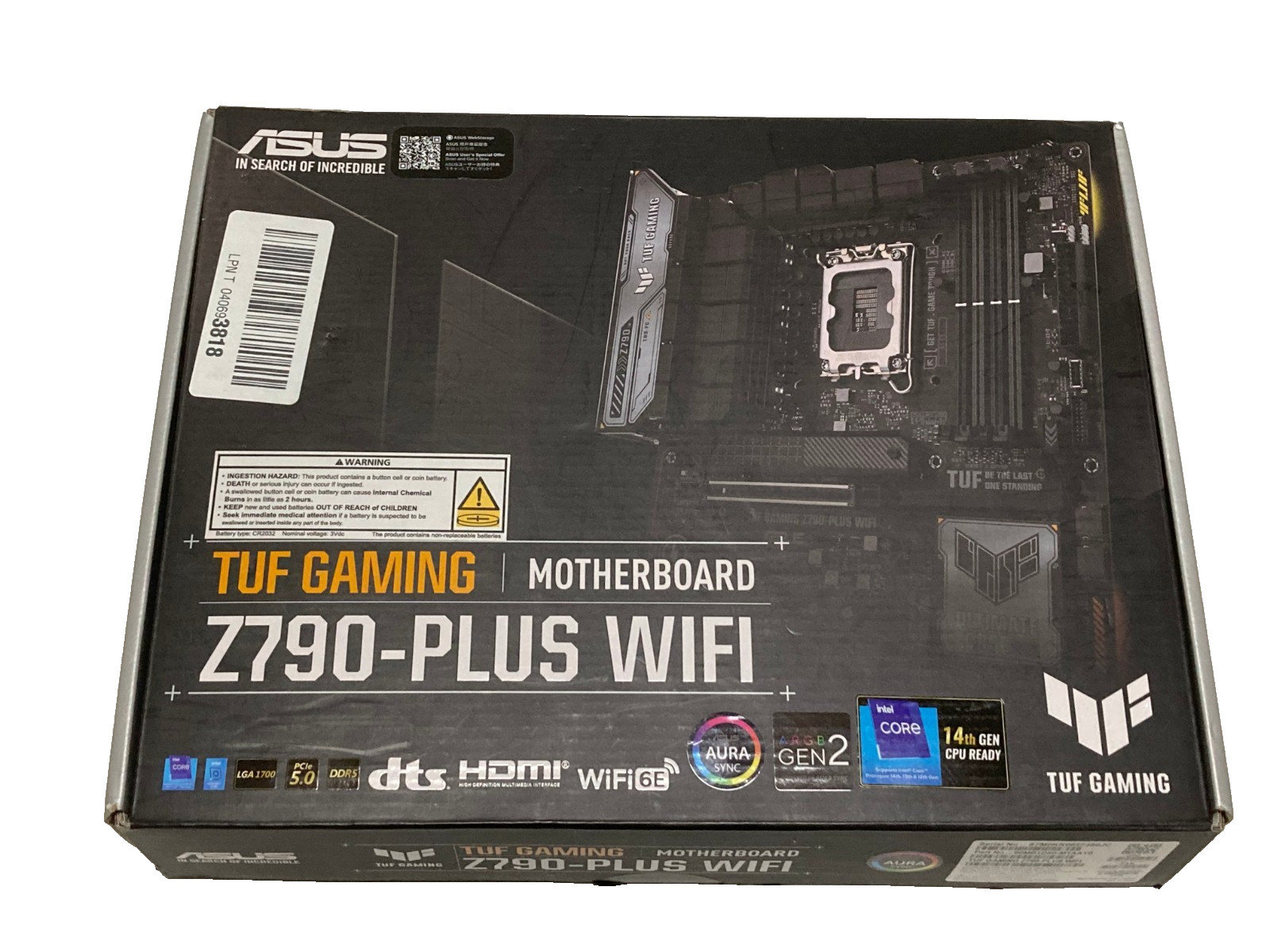 ASUS TUF Gaming Z790 Plus Wi-Fi Socket LGA-1700 Intel Z790 ATX Motherboard