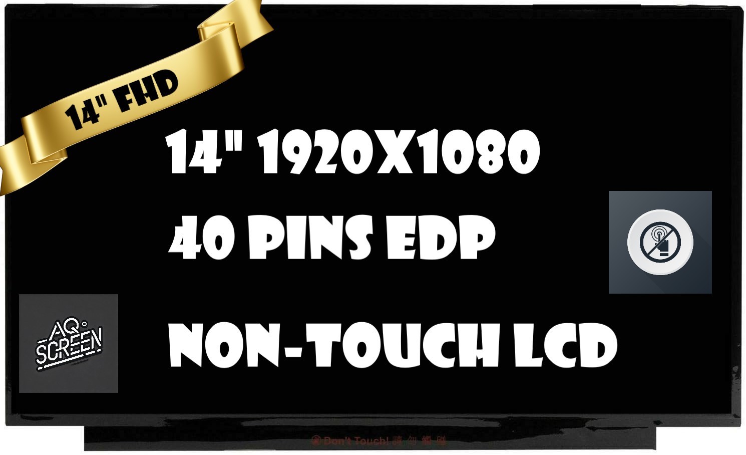 144hz 14.0″ FHD LAPTOP LCD SCREEN EXACT LQ140M1JW54 1920×1080 40pin 0PPCRY