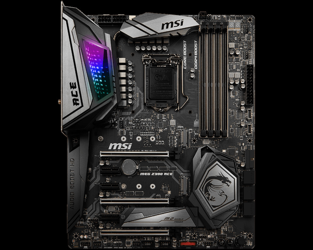 MSI MEG Z390 ACE LGA1151 Intel DDR4 4500 ATX Mainboard CROSSFIRE