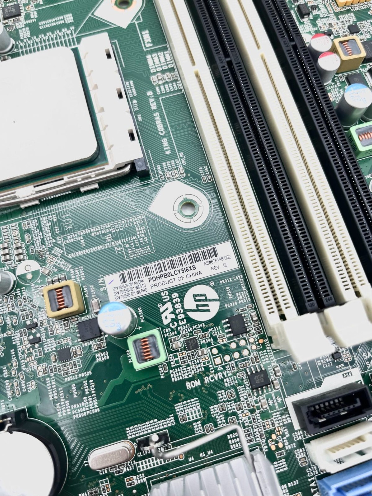 HP Compaq Pro 6305 SFF Desktop Computer Motherboard 676196-002 703596-001
