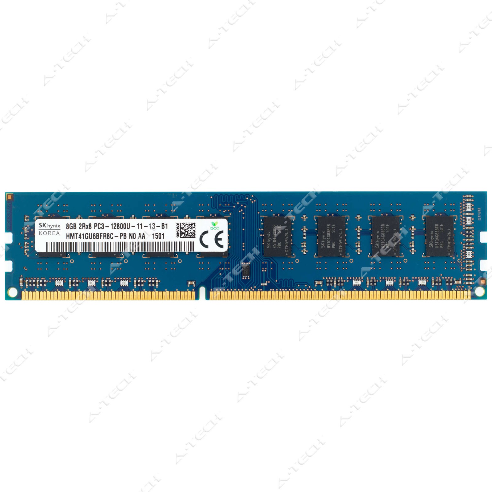 Hynix 8GB DDR3 1600MHz PC3-12800 2Rx8 DIMM Desktop Memory RAM (HMT41GU6BFR8C-PB)