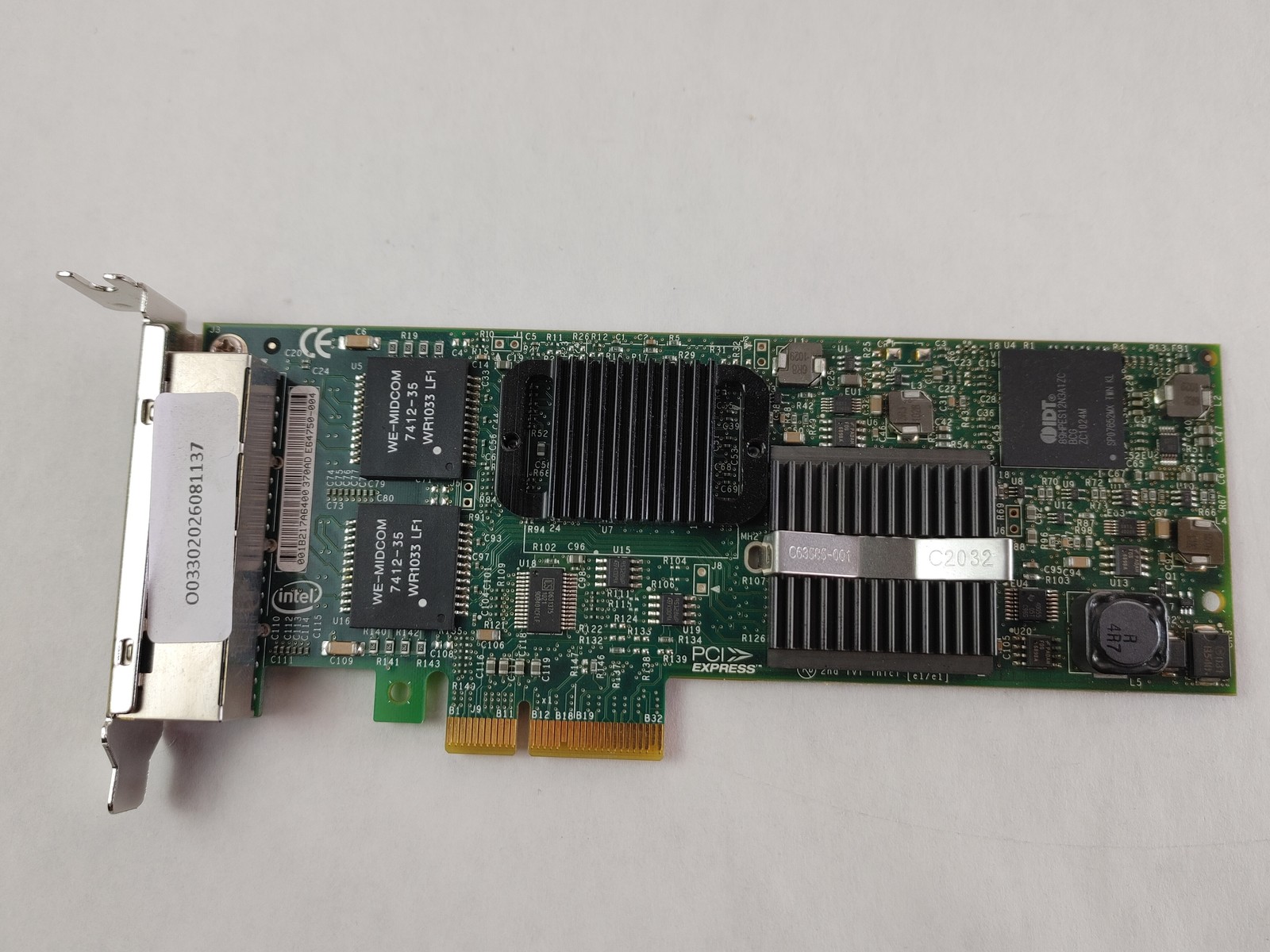 Intel PRO/1000 ET PCI-Express x4 Gigabit Ethernet Server Adapter E64750-004