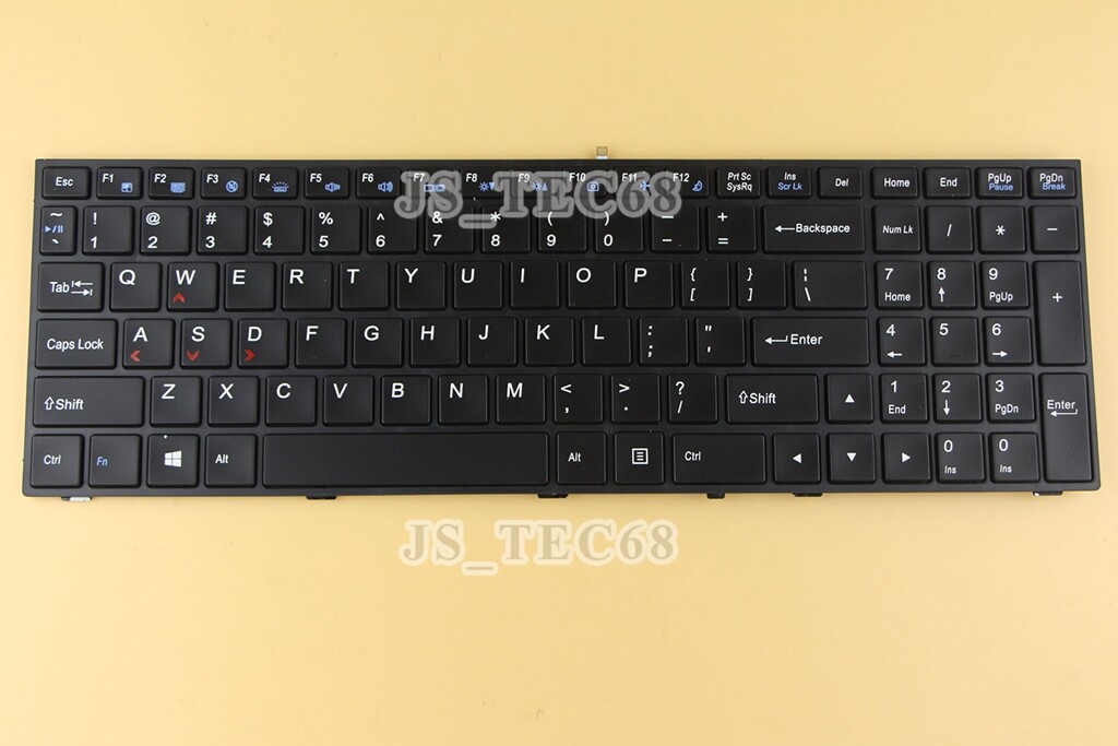 For Clevo P650SG P651SG P650SE P651SE P655SE Keyboard Backlit US Black