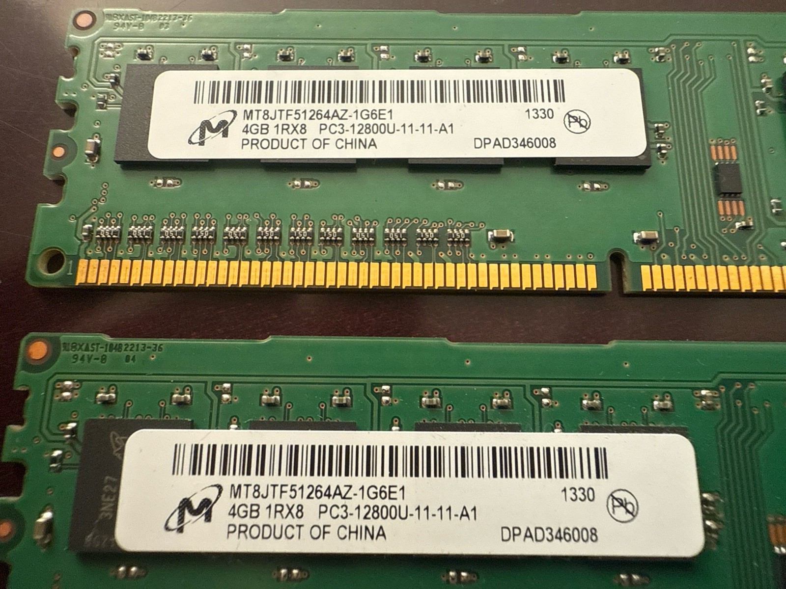 Micron 4GB PC3-12800 (DDR3-1600) Memory – MT8JTF51264AZ-1G6E1