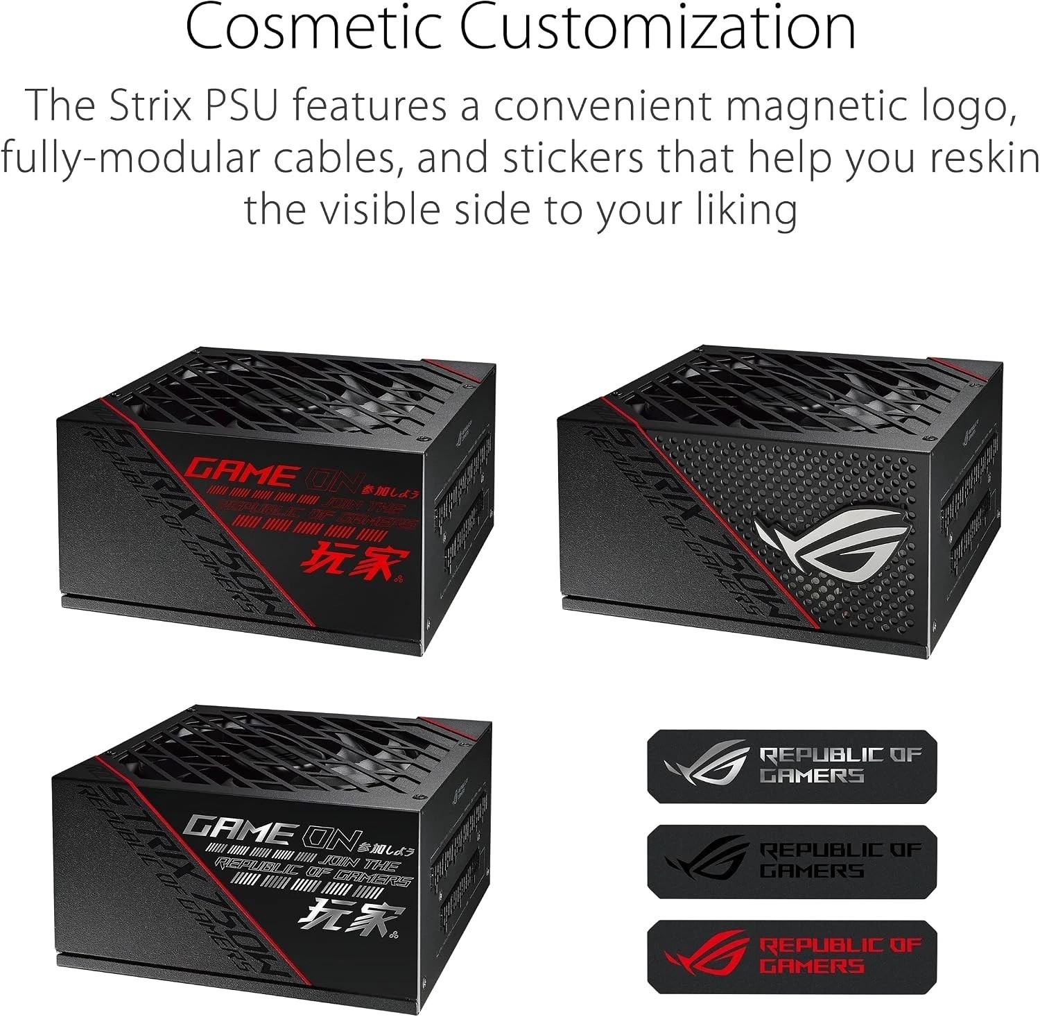ROG Strix 750W PSU – Japanese Capacitors, 80 Plus Gold