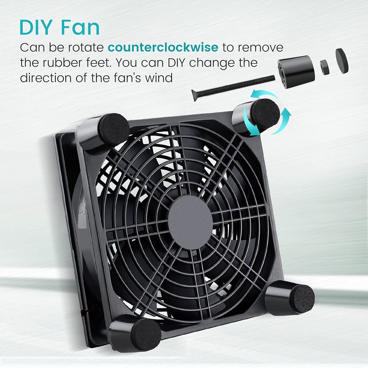 Wathai Cooling Case Fan for Receiver DVR Xbox TV Box Router 120mm x 25mm 5V…