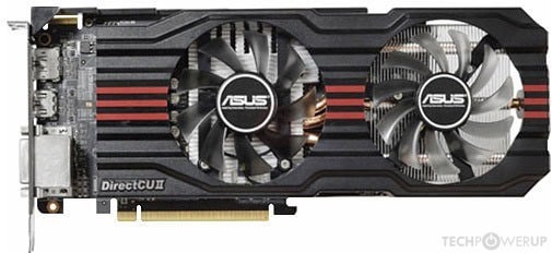 Asus Radeon HD7850 2GB HD7850-DC2-2GD5 DVI-D/DVI-I/HDMI/DP PORT
