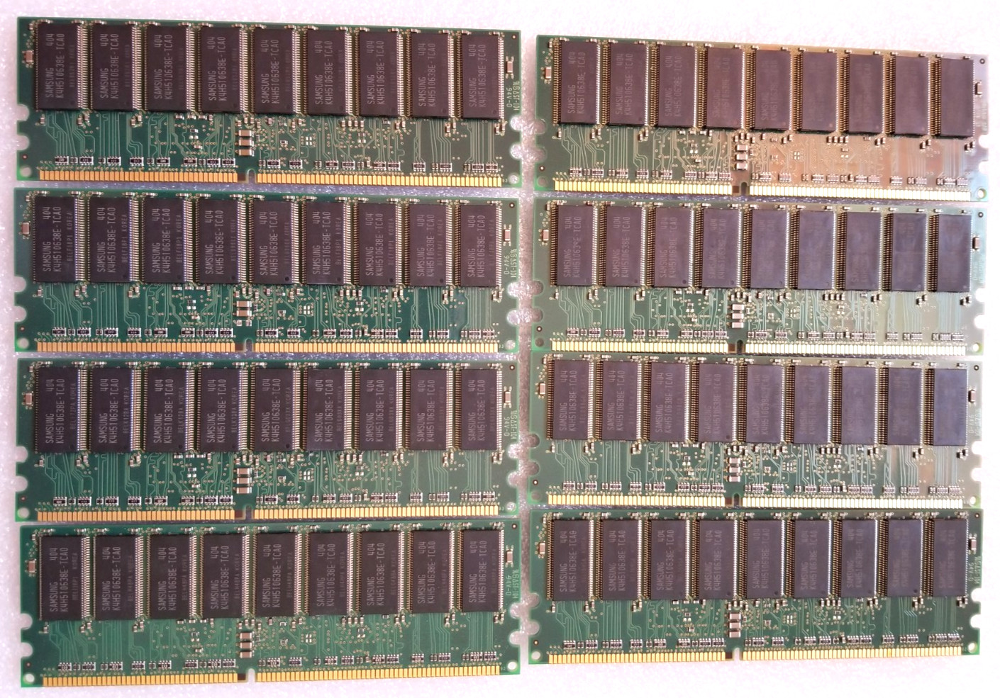 8GB 8x1GB PC1600R DDR-200 SAMSUNG M383L2828ET1-CA0Q0 HP 175919-042 ECC RDIMM KIT