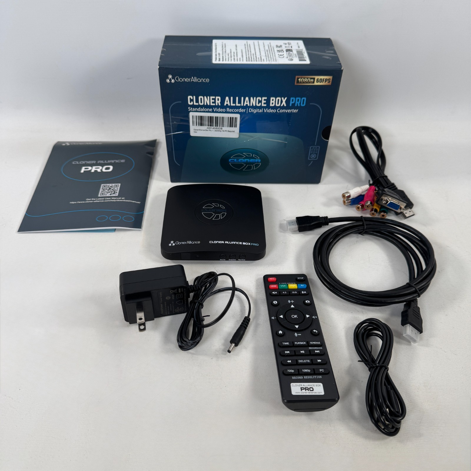 Cloneralliance Pro CA-998P 1080P Capture HDMI Video Capture Box