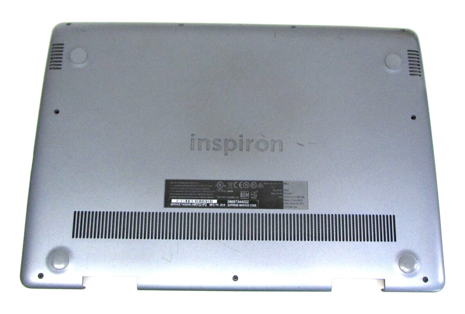 OEM Dell Inspiron14 (5481) 2-in-1 Laptop Bottom Base Cover Assembly HUB02 NFD8K