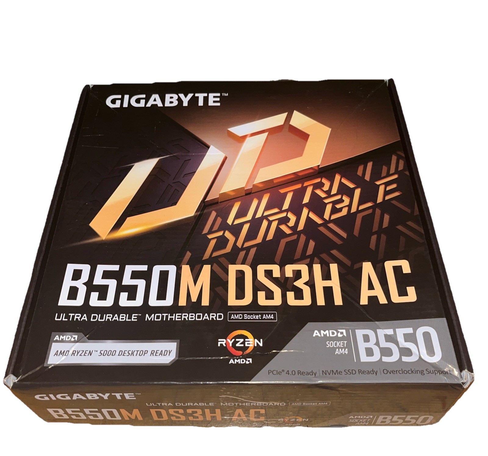 GIGABYTE B550M DS3H AC MicroATX Motherboard AMD Socket AM4 DDR4 Wi-Fi HDMI LOOK!