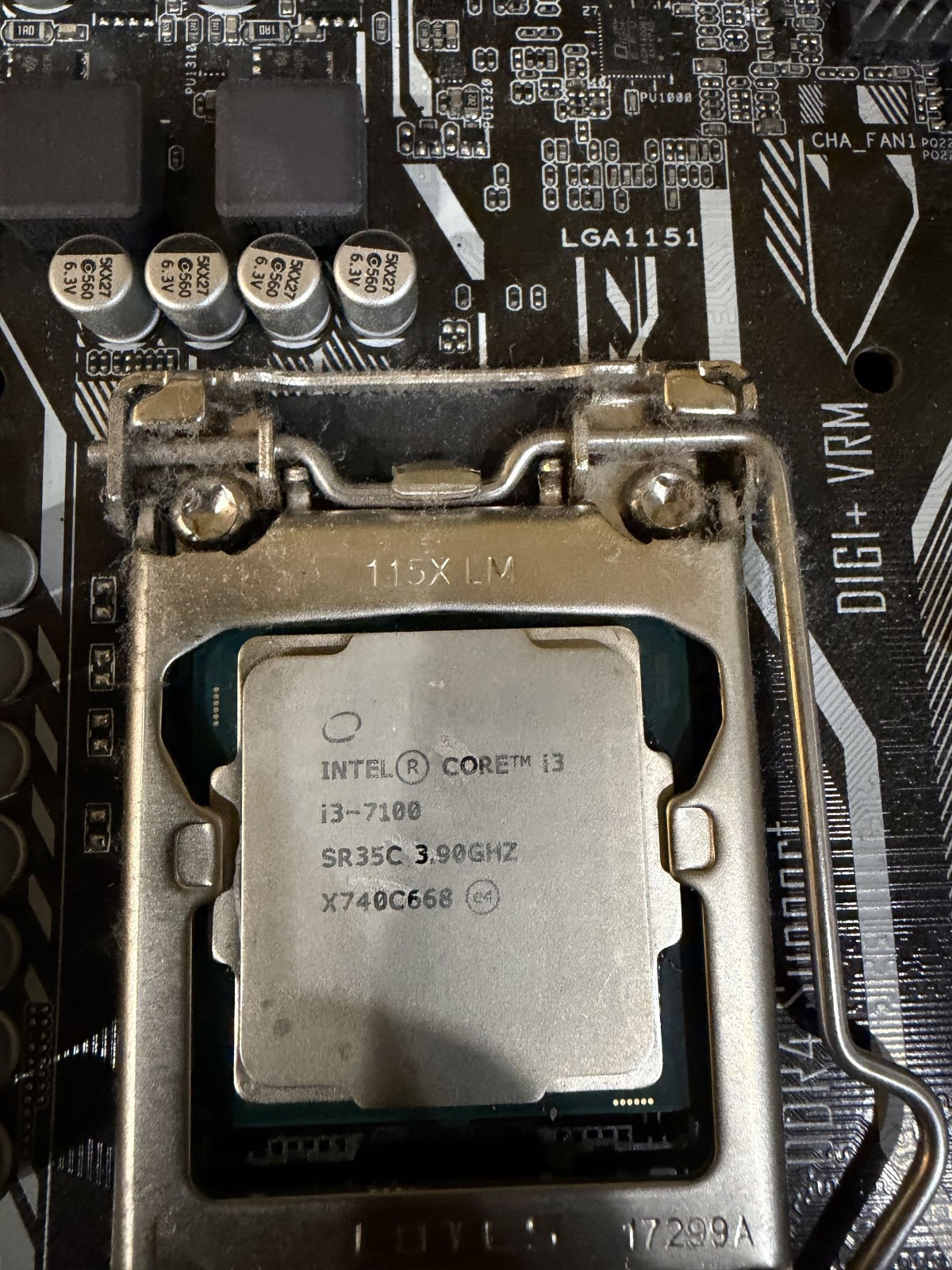 ASUS PRIME Z270-P LGA 1151, Intel Motherboard + Intel Core i3-7100