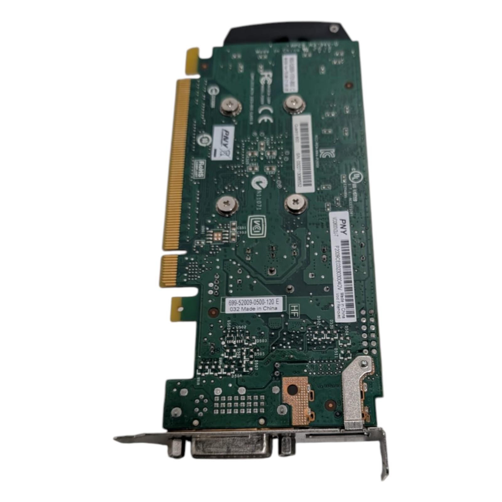 PNY Nvidia Quadro 600 1GB GDDR3 PCIe DVI DP Graphics Video Card VCQ600V2U-T