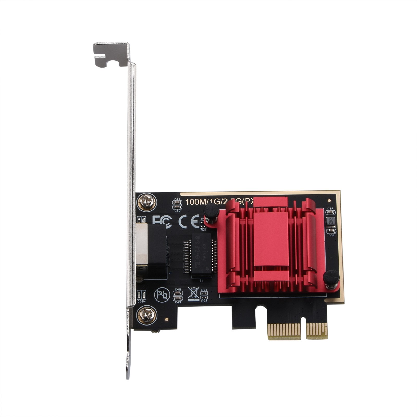 Network Card RTL8125 2.5G Ethernet Card IEEE Standards High Compatibility