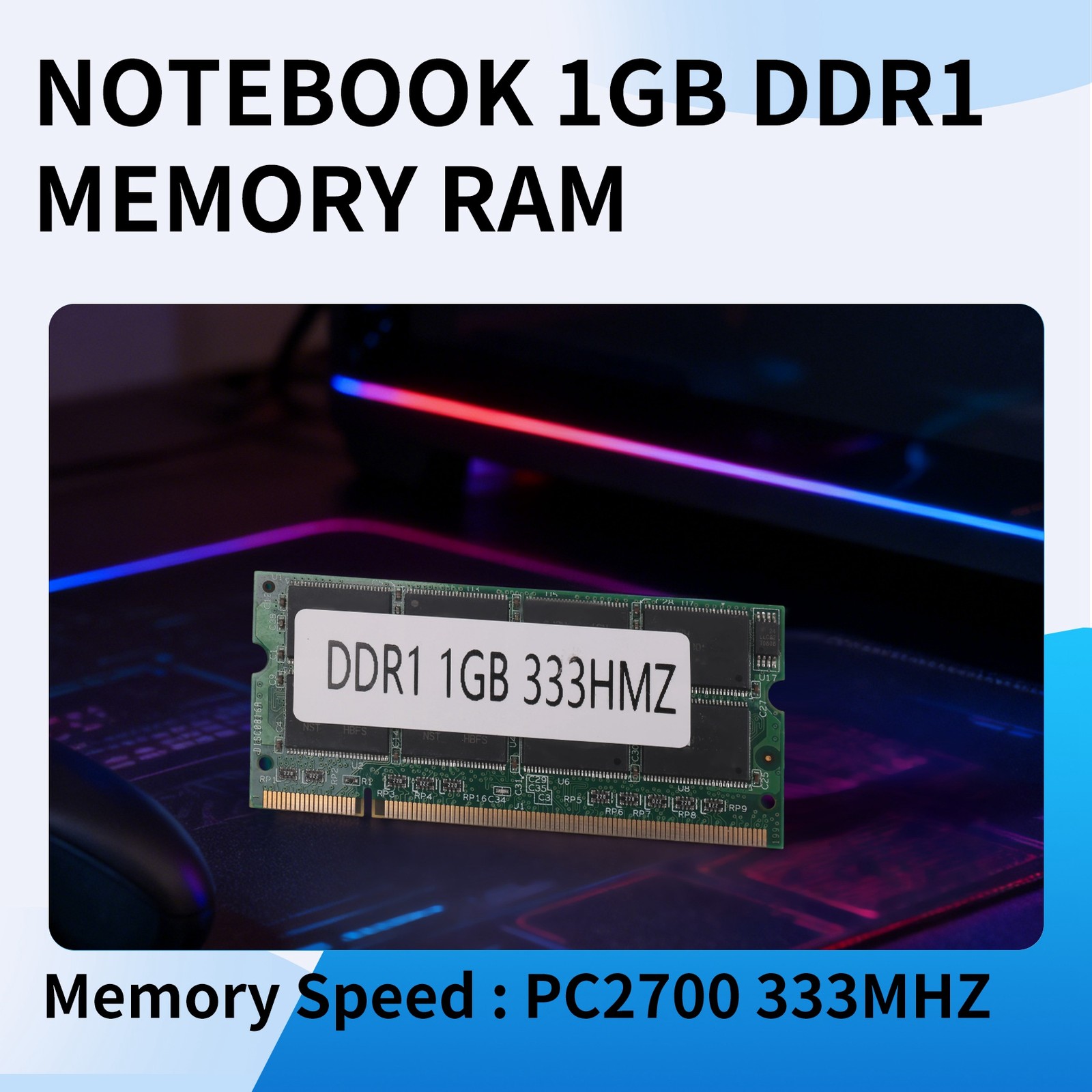 1GB DDR1 Laptop Memory SO-DIMM 200PIN DDR333 PC 2700 333MHz for Notebook5903