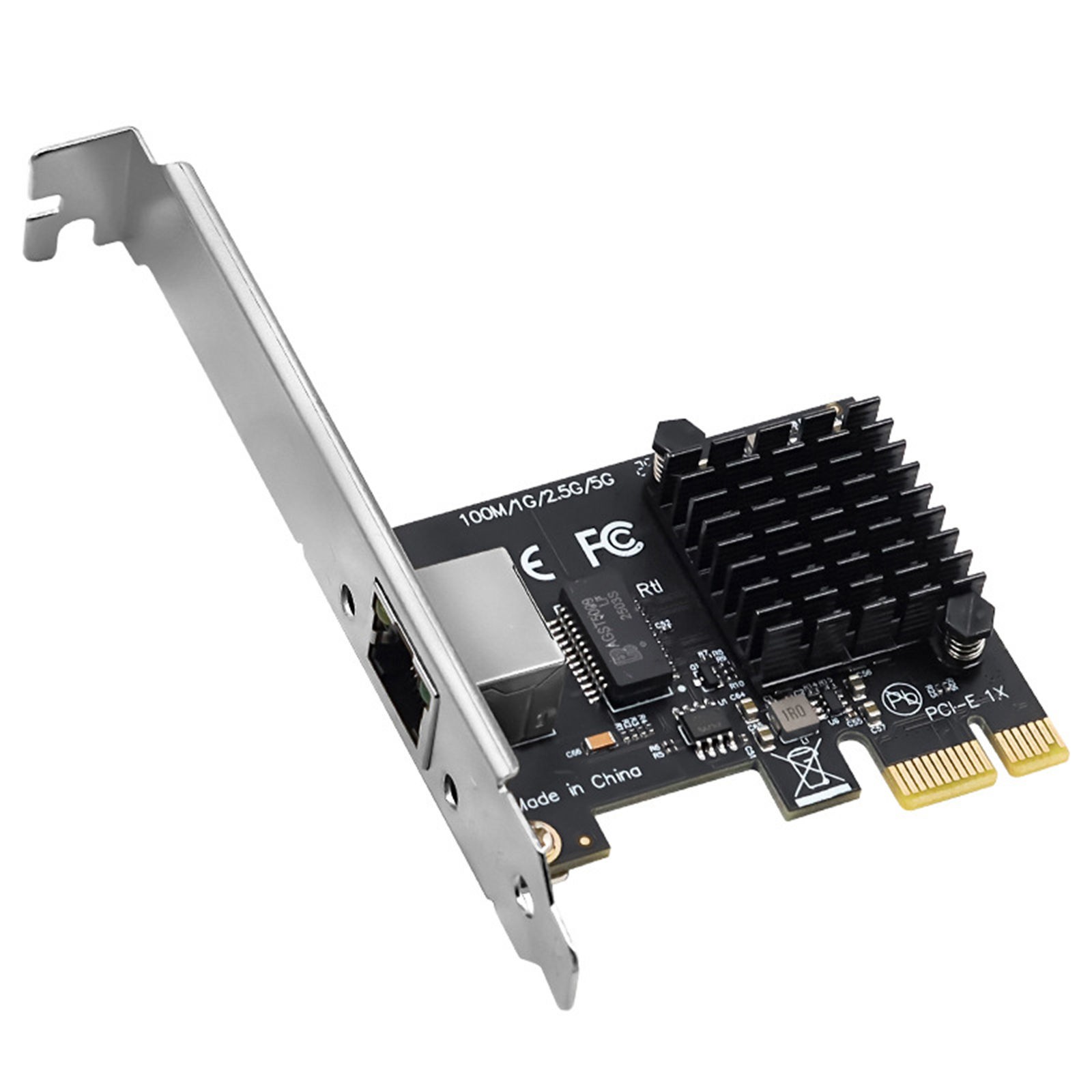 5Gbps PCIe Ethernet LAN Card with RTL8126 Controller RJ45 5G Adapter 5GBASE-T