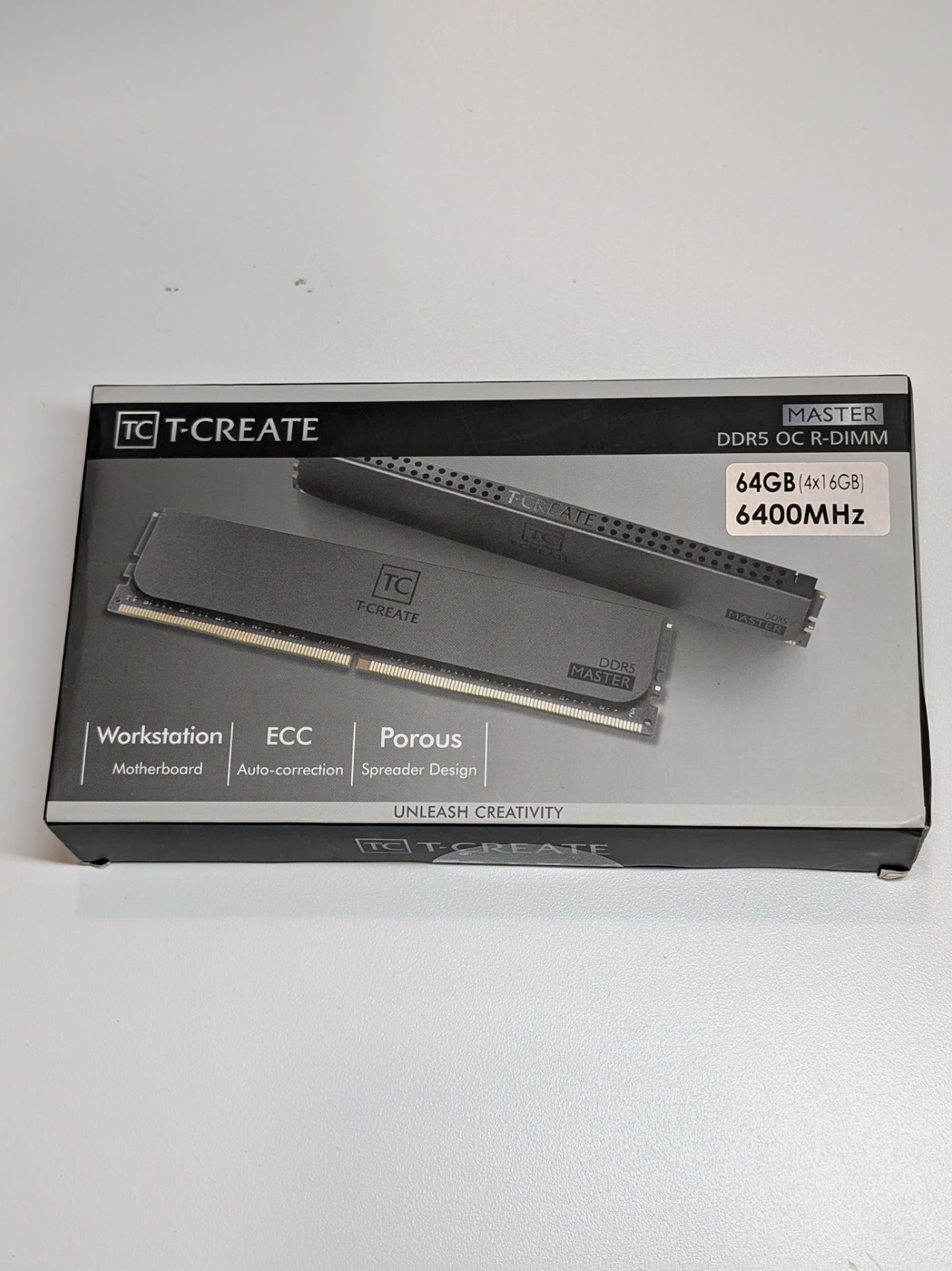 TEAMGROUP T-Create Master 64GB 4x16GB DDR5 6400 RDIMM CL32 XMP