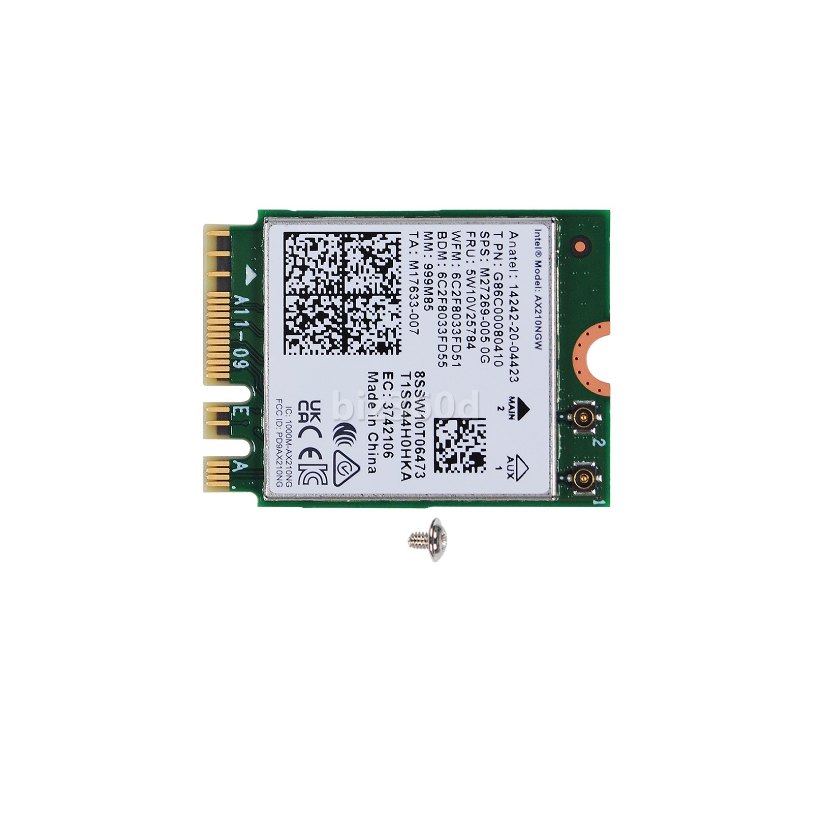 5W10V25784 For Intel WiFi 6E AX210 M.2 2230 2X2 Bluetooth NO VPRO AX210.NGWG.NV