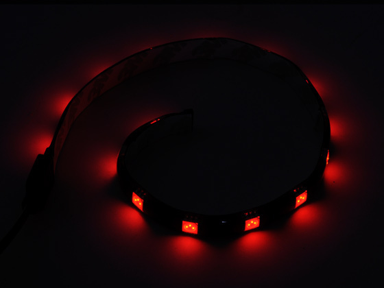 Silverstone SST-LS01R (Red) 300mm 15 LED Plastic Strip Computer Lights