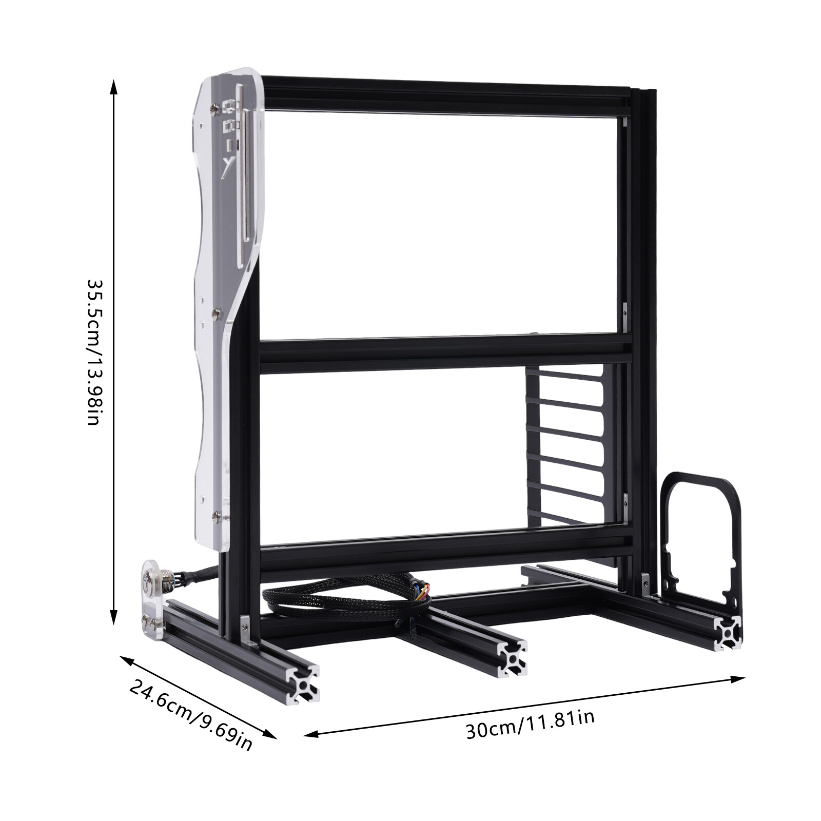 PC Frame Vertical Test Bench Open Air Case Chassic Motherboard Frame Holder DIY
