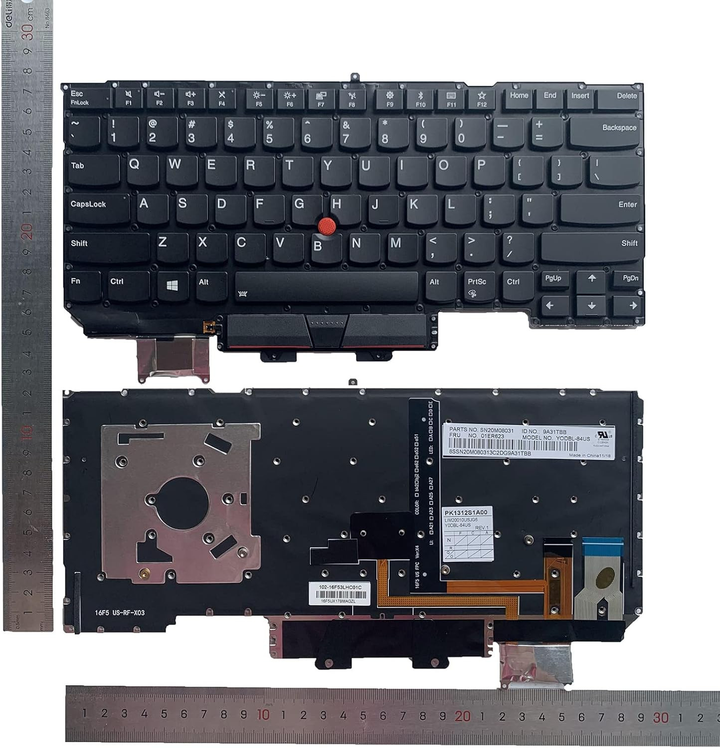 Laptop US Layout with Backlit Keyboard for Lenovo Thinkpad X1 Carbon X1C Gen 5T