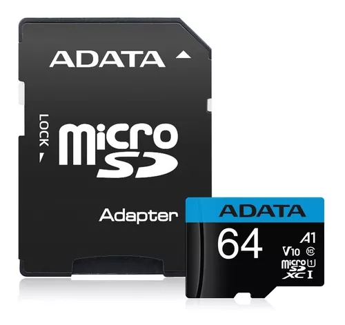 MEMORIA MICRO SD ADATA 64GB CLASE 10