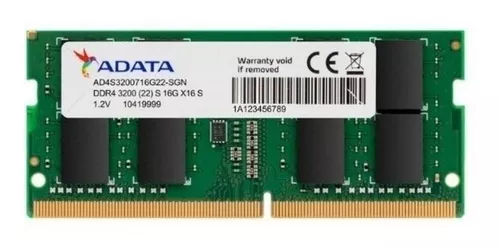 MEMORIA RAM ADATA 8GB DDR4 3200MHZ PARA PORTATIL