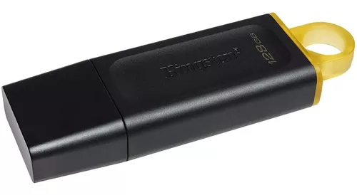 MEMORIA USB KINGSTON DATATRAVELER 3.2 DTX EXODIA M- 128GB – NEGRA – RETRACTIL