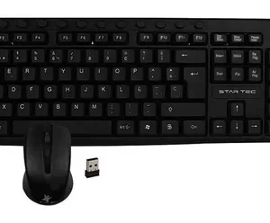 COMBO TECLADO Y MOUSE STARTEC ST-CB-73 - INALAMBRICO - NEGRO - CONECTOR USB