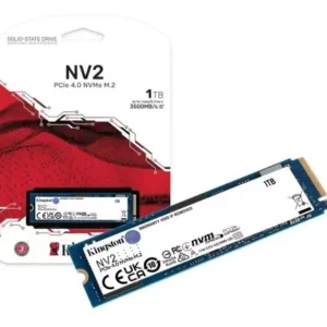 DISCO DE ESTADO SOLIDO KINGSTON NV2 1000GB – M.2 PCI EXPRESS NVME GEN 4X4 – LECTURA 3.500 MB/S – ESCRITURA 2.100 MB/S