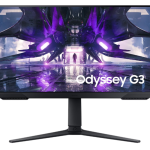 MONITOR SAMSUNG 24" - GAMING ODYSSEY G3 -LS24AG320NMXZN - HDMI - DISPLAYPORT - FHD - 165HZ - 1MS - PIVOT TABLE