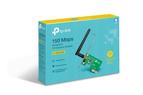 ADAPTADOR INALAMBRICO TP-LINK TL-WN781ND – PCI EXPRESS – 150MBPS
