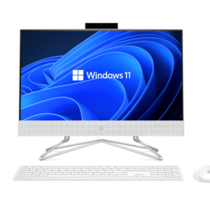 TODO EN UNO HP 22-DD0524LA - INTEL CELERON J4025 - 4GB DDR4 - 128GB SSD - PANTALLA 21,5" FHD - NO DVD - WINDOWS 11 - BLANCO